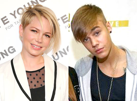 Michelle Williams, Justin Bieber Michelle Williams, Justin Bieber
